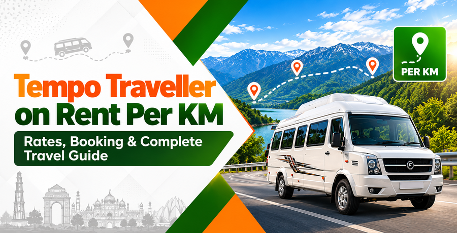 Tempo Traveller on rent